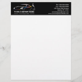 Berufliches Auto Body Paint Shop Automotive Briefbogen