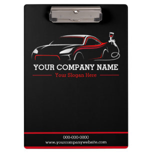 Berufliches Auto Body Paint Shop Automotive Klemmbrett