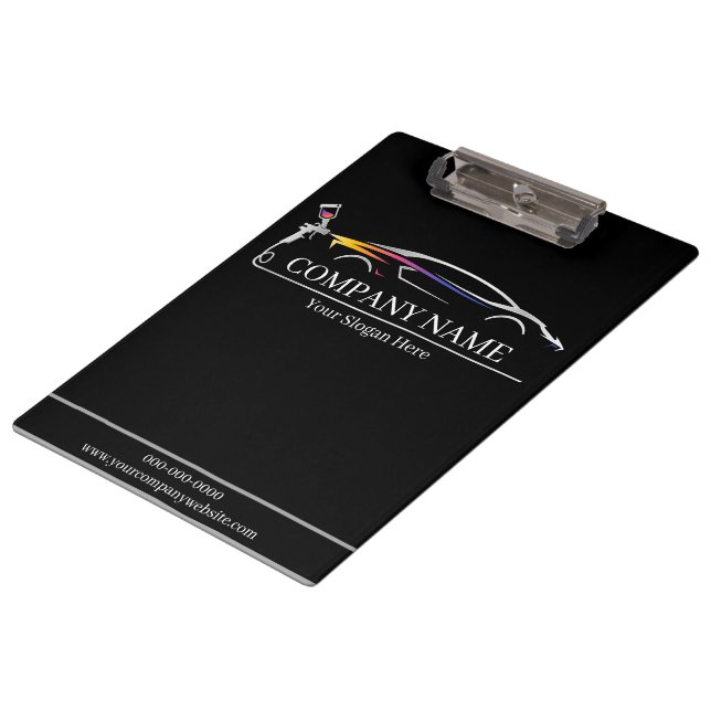 Berufliches Auto Body Paint Shop Automotive Klemmbrett (Schrägansicht)