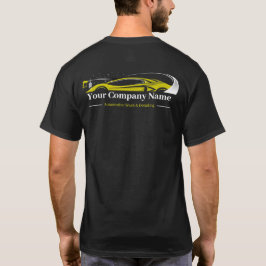 Berufliches Auto im Detail Autoabwasch-Unternehmen T-Shirt