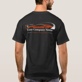 Berufliches Auto im Detail Autoabwasch-Unternehmen T-Shirt