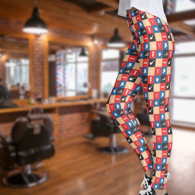 Berufliches Barber-Iconic-Piktogramm Leggings (Von Creator hochgeladen)