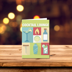 Berufliches Barkeeper Iconic entworfen Karte