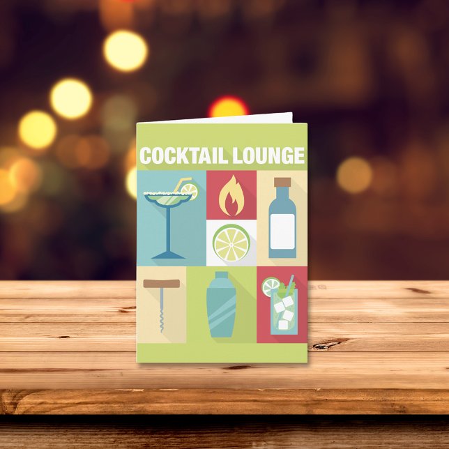 Berufliches Barkeeper Iconic entworfen Karte (Von Creator hochgeladen)