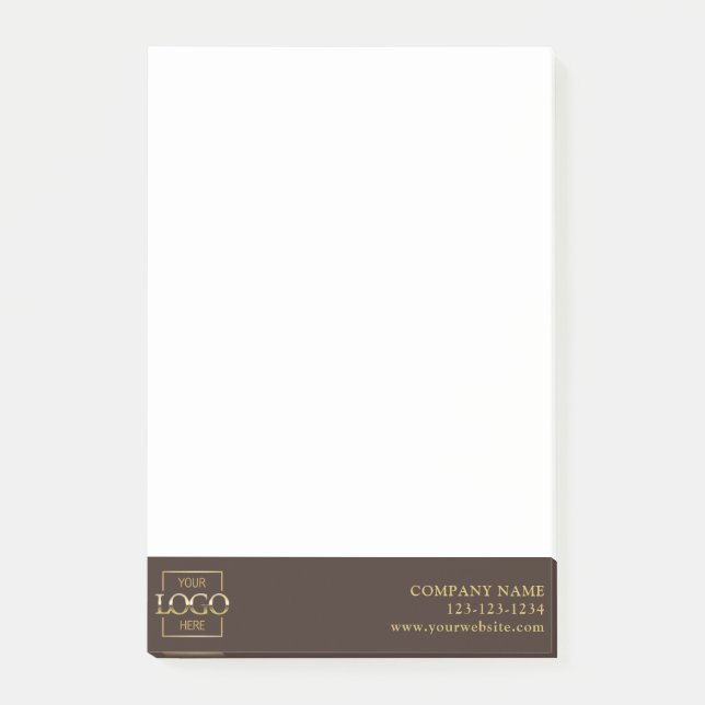 Berufliches benutzerdefiniertes, einfaches Firmenl Post-it Klebezettel (Vorderseite)