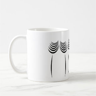 Berufliches Blumenmuster-Logo für Großgärtner Tasse