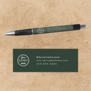 Berufliches Branding Minimalistische Logoforste Gr Kugelschreiber