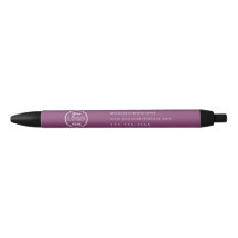 Berufliches Branding Minimalistisches Berry-Lila-L