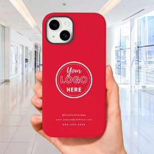 Berufliches Branding - Minimalistisches Promo-Logo Case-Mate iPhone 14 Hülle