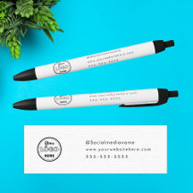 Berufliches Branding Minimalistisches weißes Logo