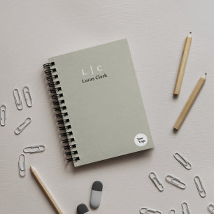Berufliches Branding Modernes Minimalistisch Grau Planer