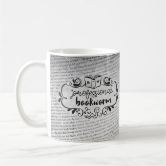 Berufliches Bücherwurm-Papier Kaffeetasse