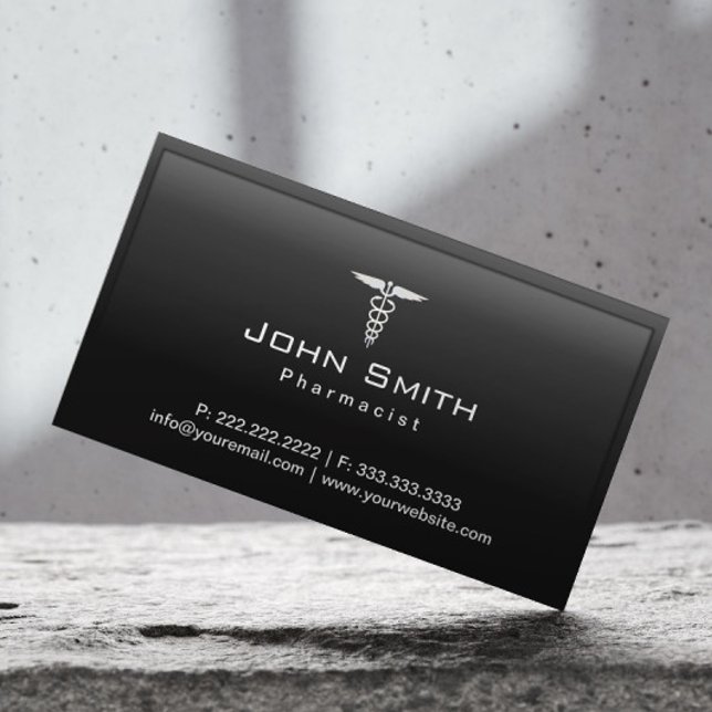 Berufliches Caduceus Logo Visitenkarte (Von Creator hochgeladen)