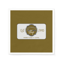 Berufliches Coffee Shop-Personalisiertes Logo