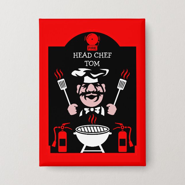 Berufliches Cook-Geschenk Button (Vorderseite)