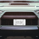 Berufliches, einfaches Firmenlogo US Nummernschild<br><div class="desc">Erstellen Sie individuelle Teller für Ihr Auto mit diesem einfachen Logo-Logo-Design,  passend zum Rechteck von Firmenlogos und bedruckt auf Aluminium- oder Plastikkennzeichen. Sie können die Hintergrundfarbe ändern oder zusätzlichen Text hinzufügen,  wenn Sie mit dem Zazzle-Bearbeitungstool arbeiten.</div>