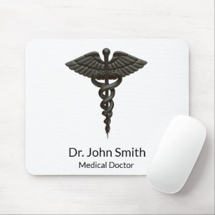 Berufliches einfaches medizinisches Caduceus Schwa Mousepad