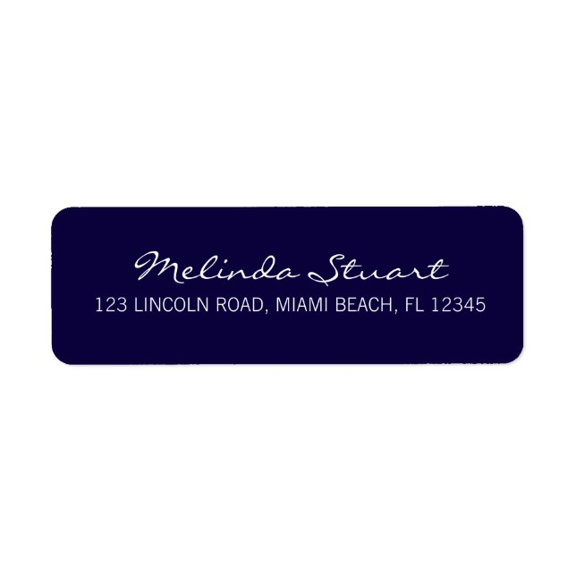 Berufliches einfaches, modernes Navy Blue (Vorne)