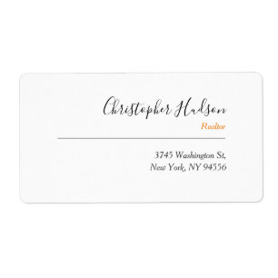 Berufliches einfaches Schlichtes Realtor Real Anwe