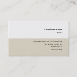 Berufliches einfaches Schlichtes Realtor Real Anwe Visitenkarte