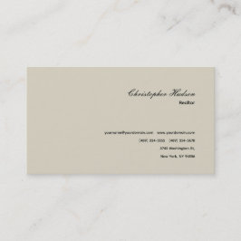 Berufliches einfaches Schlichtes Realtor Real Anwe Visitenkarte