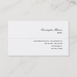 Berufliches einfaches Schlichtes Realtor Real Anwe Visitenkarte