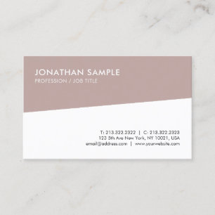 Berufliches elegantes Design Modernes Template Visitenkarte