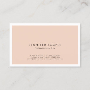 Berufliches elegantes Farbdesign Visitenkarte