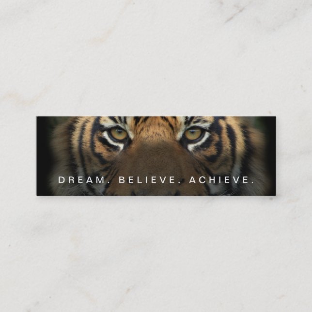 Berufliches elegantes Fitness-Trainer-Perlen-Ende Mini Visitenkarte (Vorderseite)