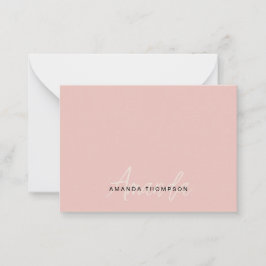 Berufliches Elegantes Modernes, Personalisiert mit Mitteilungskarte