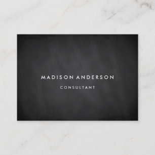 Berufliches elegantes modernes schwarzes visitenkarte