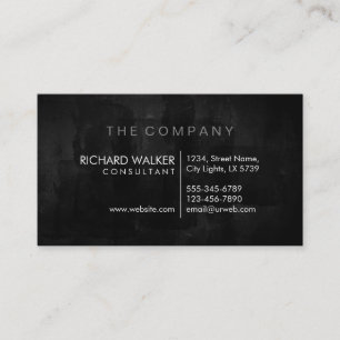 Berufliches elegantes, subtiles Chalkboard Modern Visitenkarte