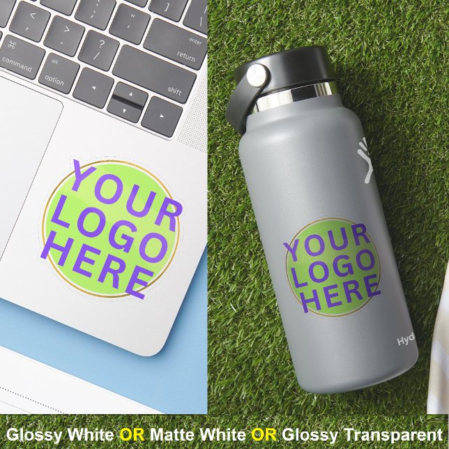 Berufliches Firmenlogo auf Wasserflasche Aufkleber (branded water bottle stickers
)