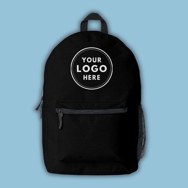 Berufliches Firmenlogo Bedruckter Rucksack (Logo backpack perfect for small business, branded merchandise, corporate events and professionals.)