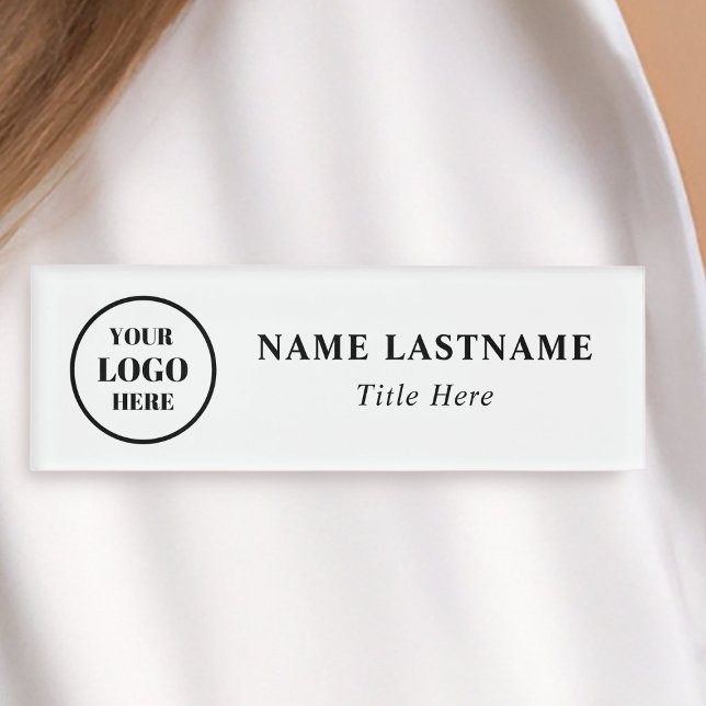 Berufliches Firmenlogo Einfach Minimalistisch Namenschild (Von Creator hochgeladen)