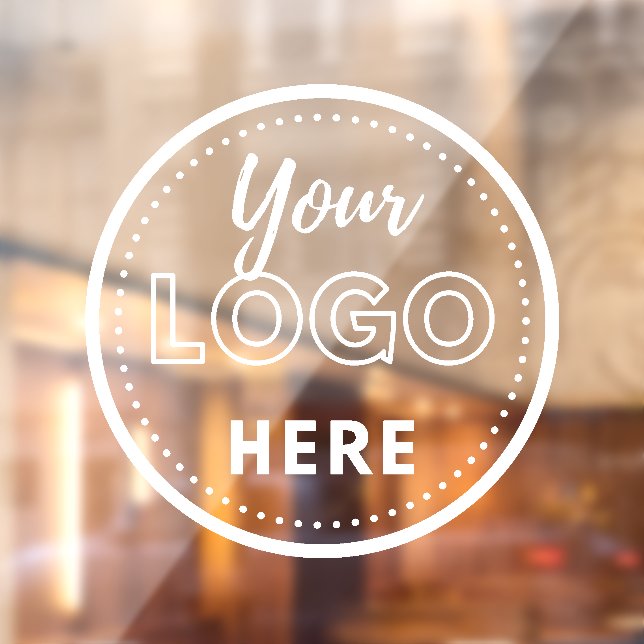 Berufliches Firmenlogo Fensteraufkleber (Blatt 2)