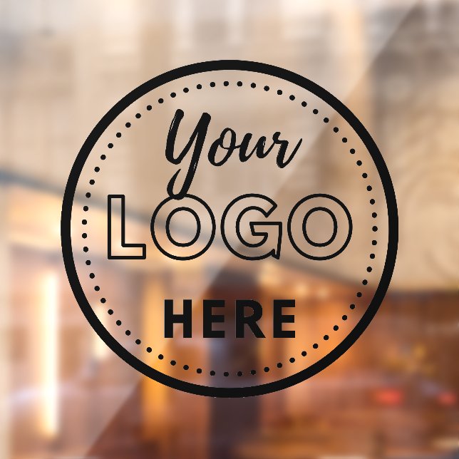 Berufliches Firmenlogo Fensteraufkleber (Blatt 2)