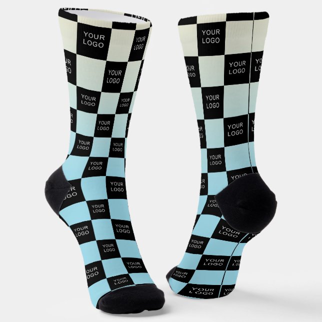 Berufliches Firmenlogo für moderne Unternehmen Socken (Gewinkelt)