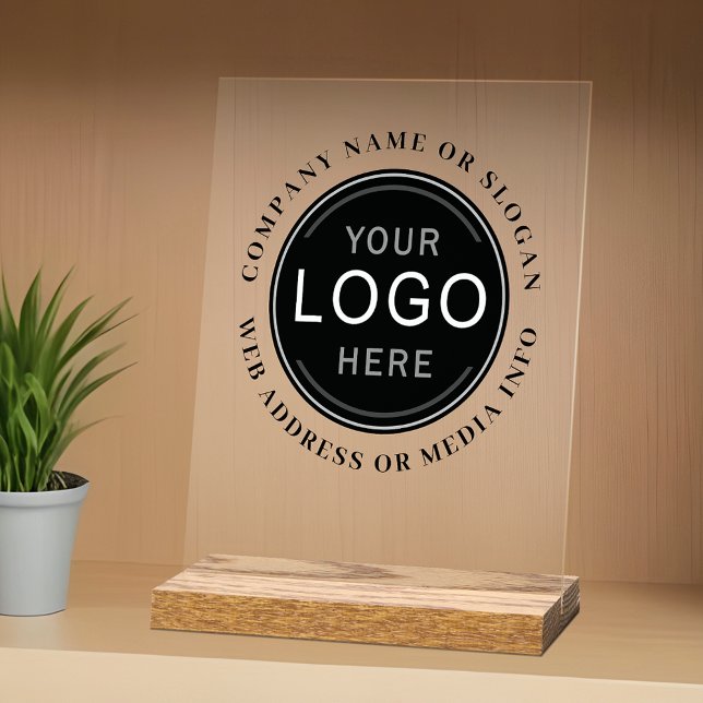 Berufliches Firmenlogo oder Markenwerbung Acrylschild (Von Creator hochgeladen)