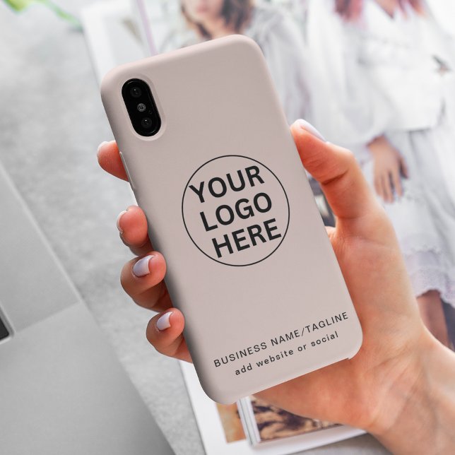 Berufliches Firmenlogo - Rosa Farbe Case-Mate iPhone Hülle (Von Creator hochgeladen)