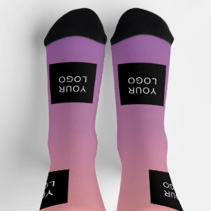 Berufliches Firmenlogo Rosa Socken