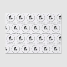 Berufliches Firmenlogo Seidenpapier