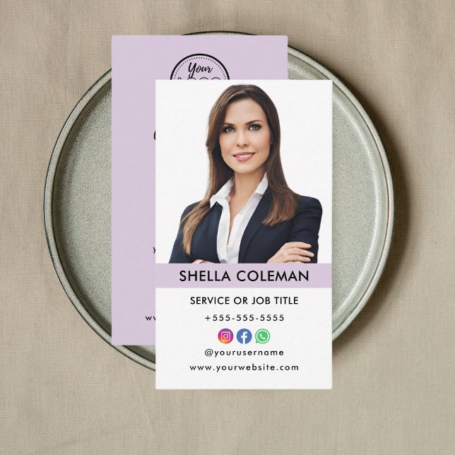 Berufliches Foto Qr Code Instagramm Facebook Visitenkarte (Von Creator hochgeladen)