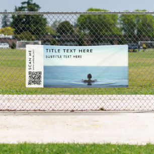 Berufliches Foto QR Code Reise & Unterkunft Banner