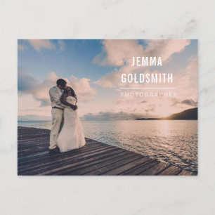 Berufliches Fotograf-Foto Postkarte