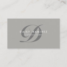 Berufliches Geschäfts-Karten-modernes Monogramm