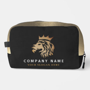 Berufliches Gold Lion Logo Waschbeutel