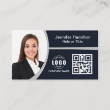 Berufliches Grau Hinzufügen des QR-Code-Fotos für