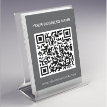 Berufliches Graues QR-Code-Marketing