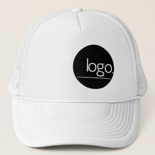 BERUFLICHES HINZUFÜGEN EIGENER LOGO WHITE BUSINESS TRUCKERKAPPE